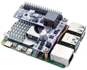 Expansion Board for Raspberry Pi 5, Tiny Small PoE+ Expansion Board RPI HAT, 802.3AT 3KV Isolated 5.1V/4.5A