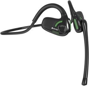 perfell BH4 Air Conduction Dual Mode Gaming Headset with mic,Wireless Bluetooth 5.4 Open Ear Headphones for PC Laptop Office Working, Low Latency, Ultra-Lightweight 25g, 10-Hrs Playtime, 12m Range