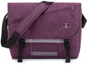 OIWAS Messenger Bag for Women, 15.6 Inch Laptop Crossbody Bags Men Casual Satchel Shoulder Bag College Travel Office Briefcase