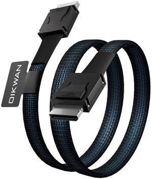 OIKWAN OCulink Cable,PCIe 4.0 SFF-8611 High-Speed Data Transfer Cable, Compatible with Egpu,OneXGPU,GPD G1,GPD Win Max 2,(3.3ft)