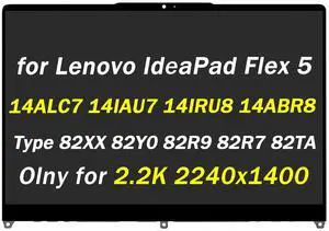 5D10S39789 5D10S39790 5D10S40011 Replacement for Lenovo IdeaPad Flex 5 2-in-1 14IRU8 14ABR8 14ALC7 14IAU7 14 Gen 7th 8th 14.0" LCD Display Touch Screen Assembly with Bezel (Only for 2.2K 2240x1400)