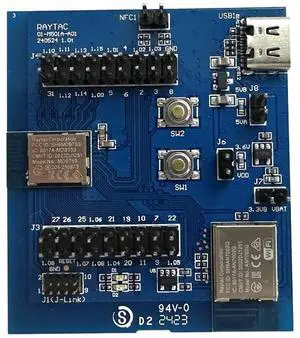 Nordic nRF7002 & nRF5340 WiFi+ Bluetooth Module Dev Kit Demo Board by Raytac AN7002Q+MDBT53 PCB Antenna