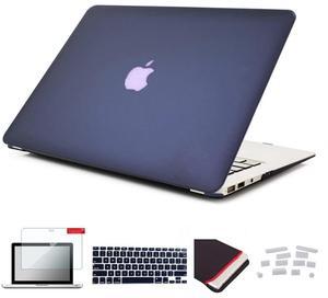 Se7enline Compatible with MacBook Pro Case 15 inch Model A1398 2015/2014/2013/2012 Laptop Hard Shell Protective Case&Sleeve Bag&Keyboard Cover Skin&Screen Protector&Dust Plug,Navy Peony/Blue