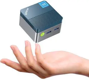 GMKtec Mini PC Intel N97 (up to 3.60GHz) Micro Desktop Computer 12GB DDR5 512GB SSD for Business, School, Office, Pocket Mini PC Nucbox G5