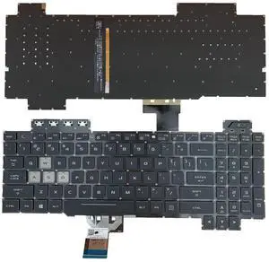 Laptop Replacement US Layout RGB Colorful Backlight Keyboard for Asus TUF Gaming FX505 FX505D FX505DV FX505DD FX505DT FX505DU FX505DY FX505G FX505GT FX505GU FX505GE FX505GD FX505GM FX505A FX504 FX705