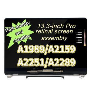 SKINGE Screen Replacement for MacBook Pro 13.3"" A1989 A2159 Late 2018 Mid 2019 A2251 A2289 EMC 3214 EMC 3358 EMC 3301 Retina Full LCD Display Assembly 2560x1600 (Grey)