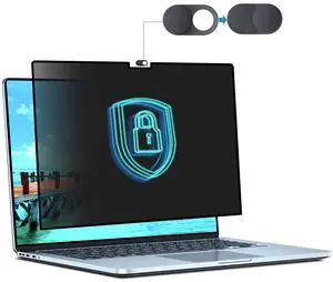 STARY Privacy Screen for MacBook Pro 14 Inch 2021-2023 (A2442/A2779/A2918/A2992,M1/M2/M3), Removable Anti Glare Blue Light Filter - Matte & Glossy Design