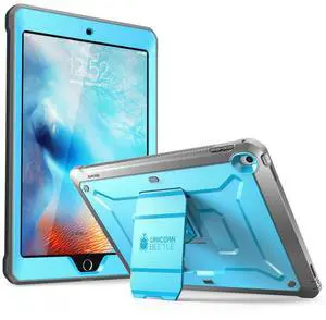 SUPCASE for iPad 9.7 Inch Case 6th/5th Generation (Unicorn Beetle Pro), [Built-in Screen Protector & Stand] Heavy Duty Full Body Shockproof Rugged Protective Case for iPad 9.7" 2018/2017, Blue