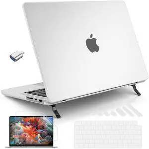 Tuiklol for M4 MacBook Pro 16 inch Case 2024 2023 2022 2021 Release A3404 A3186 M3 A2991 M2 A2780 M1 A2485 Pro/Max Chip,Protective Hard Shell Cover with Keyboard Cover, Clear