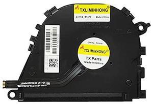 TXLIMINHONG New Compatible CPU Cooling Fan for HP Envy X360 13-BF 13.3 INCH 2-in-1 N15692-001 TPN-C161 ND75C44-21J01 DC2800129D0 DC5V 0.5A
