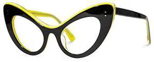 VOOGLAM Black Cat Eye Blue Light Blocking Glasses, Fashion Eyeglasses Frame for Women Anti Eyestrain & UV Aeneas...