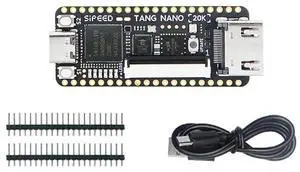 Sipeed Tang Nano 20K GW2AR-18 QN88 FPGA Development Board with 64Mbits SDRAM 828K Block SRAM Linux RISCV Single Board Computer for Retro Game Console Support microSD RGB LCD JTAG Port