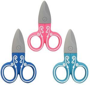 LEIZHAN Cute USB Flash Drive 32GB, 3 Pack Scissors Design Computer Memory Stick USB 2.0 Pendrive for Teachers, Students, Family and Friends