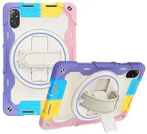 Compatible for Honor Pad X9 Tablet Case 11.5" 3in1 Armor Heavy Shockproof Protective Rugged Kickstand with Shoulder Strap[Without Screen Protector, Pen] - A