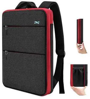 ZINZ Slim & Expandable Laptop Backpack Water Resistant Travel Backpack Compatible with MacBook Air/Pro 13-14 inch XPS 13 Surface 13.5" and Most 13-14 inch NoteBooks,B01RD01