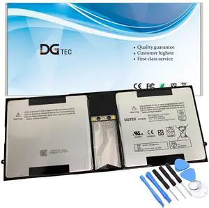 DGTEC P21GU9 Laptop Battery for Microsoft Surface Pro 1 1514 Surface Pro 2 1601 10.6IN Tablet 2ICP5/94/104 (7.4V 42Wh/5676mAh)