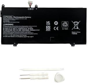 Yafda CP03XL Laptop Battery Replacement for Hp Spectre X360 Convertible 13-ae000 13-ae0xx 13-ae006no 13-ae001ng 13-ae049ng 13-ae013dx ae011dx 13t-ae000 13t-ae012dx 929072-855 929066-421 11.55V 60.9Wh