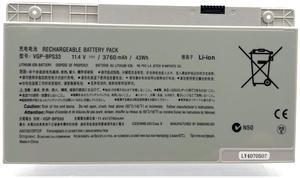 Uniwings VGP-BPS33 BPS33 Battery Replacement for Sony Vaio SVT-14 SVT-15 T15 T14 Series SVT14126CXS SVT14127CH SVT141290X