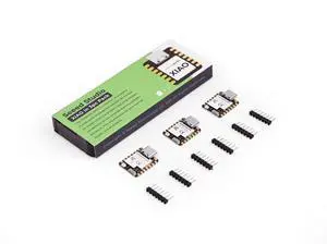 XIAO MG24 3PCS Pack - Silicon Labs EFR32MG24, Matter Native Over Thread/BLE 5.3, Arduino Compatible, 1.95mA Ultra-Low-Power, On-Board Antenna, 19 GPIOs