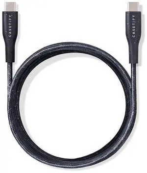 CASETiFY Powerthru USB-C to USB-C Cable (2m/6.6ft) - Black