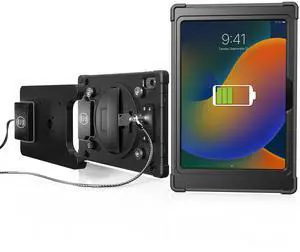 iPad Wireless Charging Case - CTA Wireless Magnetic Charging Case with Security & Splash-Proof, Impact-Resistant Thick Silicone Cover for iPad 10th Generation 10.9" (PAD-SICCB109)