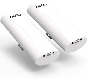 Point to Point Wireless Bridge Outdoor, 5.8G 100Mbps WiFi Bridges with 14dBi Antenna 3KM Starlink WiFi Extender with Ethernet Port for Starlink and Home Internet Network Extension (2 Pack)