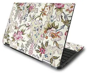 MightySkins Skin for HP Spectre x360 13.3" Gem-Cut (2020) - Floral Design | Protective, Durable, and Unique Vinyl Decal wrap cover | Easy To Apply, Remove, and Change Styles | Made in the USA (HPS3601