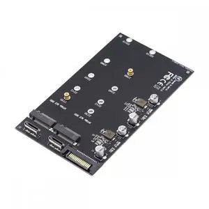 CY Card Dual Oculink SFF-8612 SFF-8611 to M.2 NGFF M-Key NVME PCIe SSD 2280 22110mm Adapter for Mainboard