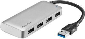 Insignia 4-Port USB 3.0 Hub, USB Splitter Expander for Laptop, Xbox, Flash Drive, HDD, Console, Printer, Camera, Keyborad, Mouse, MacBook, Surface, PC