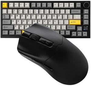 EPOMAKER Ajazz AK820 Pro 75% Mechanical Keyboard+Click Gaming Mouse Wireless 2.4Ghz/Bluetooth/Type-C