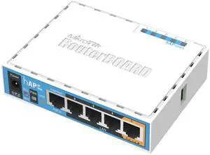 MikroTik RB952Ui-5ac2nD-US hAP ac lite AP 2.4/5GHz AP, 802.11ac, 5 ports, PoE-out