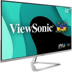 ViewSonic VX3276-MHD 32 Inch 1080p Widescreen IPS Monitor with Ultra-Thin Bezels, Screen Split Capability HDMI and DisplayPort