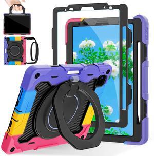 ROISKIN for iPad Air 5th 4th Generation Case (2022 2020) 10.9 inch & iPad Pro 11 Case 4th/3rd/2nd/1st Gen[Screen Protector, Pen Holder,15ft Drop Protection]with 360 Stand Hand Strap for Kids Women Man