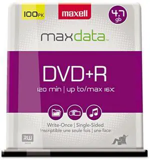 Maxell 639016 4.7Gb Dvd+R Spindle