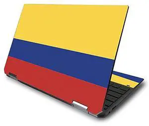 MightySkins Skin for HP Spectre x360 13.3" Gem-Cut (2020) - Colombian Flag | Protective, Durable, and Unique Vinyl Decal wrap cover | Easy To Apply, Remove, and Change Styles | Made in the USA (HPS360