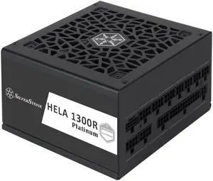 SilverStone Technology HELA 1300R Platinum ATX 3.0 / PCIe Gen 5 1300W Fully Modular Power Supply with Compact Dimensions, SST-HA1300R-PM