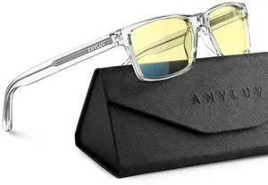 ANYLUV Blue Light Blocking Glasses for Men Anti Blue Light Glasses for Men Women, Eye Strain Relief for Computer Gaming