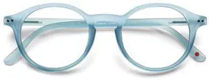 B + D Blue Light Bloking Reader Glasses Loop Readers PC soft touch Blue Color - +1.50