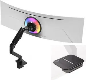 AVLT Single Monitor Arm and Reinforcement Plate