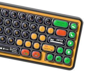 dagaladoo doubleshot PBT Keycaps Set,Bun MOG Profile Keycaps Cute,Black/Green/Red Shine Through Keyboard Key caps Dye Sublimation Custom Key Cap for 100% 75% 65% 60% TKL US Layout Mechanical Keyboard