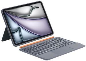 Dolpking for iPad 11th/10th Gen Case with Keyboard, Detachable Keyboard for iPad Air 11-inch M3/M2 & iPad Pro 11 4/3/2/1th & iPad Air 5/4th with Trackpad, 7-Color Backlit, Gray