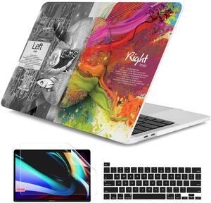 Dongke MacBook Pro 13 inch Case Model A2251/A2289 2020 Released, Plastic Hard Shell Case Cover for MacBook Pro 13 inch with Retina Display & Touch Bar Fits Touch ID (Brain)