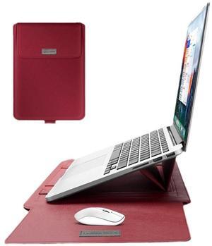 13-14 Inch Sleeve Case Cover for MacBook Pro 2016-2020/Surface Laptop 2017/Book 3 13.5", Laptop Slim Bag for 13-14" Lenovo Dell Toshiba HP Acer Chromebook (13-14 inch, Red)