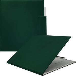 GOVTVA Magnetic Case for Onyx Boox Tablet Note Max 13.3 / Boox Tab X C 13.3 Color Ultra-Thin Lightweight Leather Cover with Magnetic Pen Buckle, Auto Sleep/Wake & Magnetic Closure (Green)