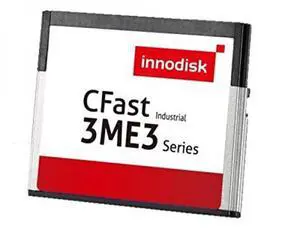 .innodisk. DECFA-32GD09BC1DC Industrial SSD, Industrial CFast Flash Card, CFast 3ME3 w/Toshiba 15nm, Industrial, Standard Grade, 0degC ~ +70degC, 32GB CFast 3ME3 MLC, operates at SATA III 6.0 Gb/s.