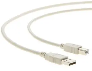 InstallerParts (10 Pack 6 ft USB 2.0 High Speed Cable - A-Male to B-Male - Ivory - Printer Cable