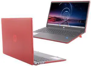 mCover Case ONLY Compatible for 2022~2024 15.6" HP Chromebook 15a-NA0000 / Chromebook Plus 15a-NBxxxx Series Laptop Computers (NOT Fitting Any Other HP Models) - Red