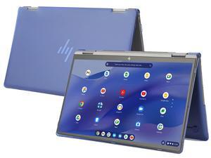 mCover Hard Case Only Compatible for 2021~2023 14" HP Chromebook x360 14C-CC0000 Series Laptop Computers (NOT Fitting Any Other HP Chromebook & Windows laptops) - Blue