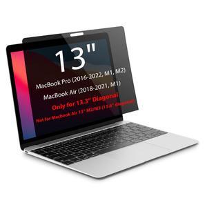 Magnetic Privacy Screen for MacBook Pro 13 inch (2016-2022, M1, M2) and MacBook Air 13 inch (2018-2021, M1), Removable Screen Protector, Blue Light Blocking, Anti Glare Protector and Privacy Filter Sh