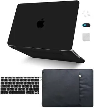 KECC Compatible with MacBook Pro 16 inch 2025 2024-2021 M4/M3/M2/M1 Pro/Max A3403 A3186 A2991 A2780 A2485 with Touch ID Plastic Hard Shell Keyboard Cover Sleeve(Matte Black)